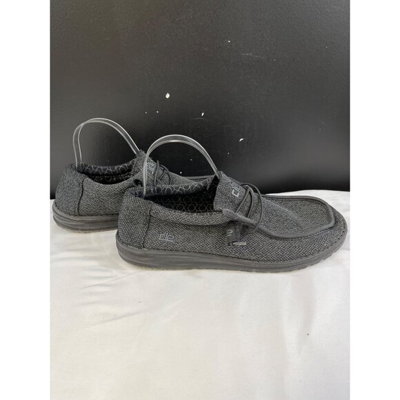 Hey Dude Wally Sox Men\'s Black Slip-on Shoes Size M10 SKU 6353 main image 5